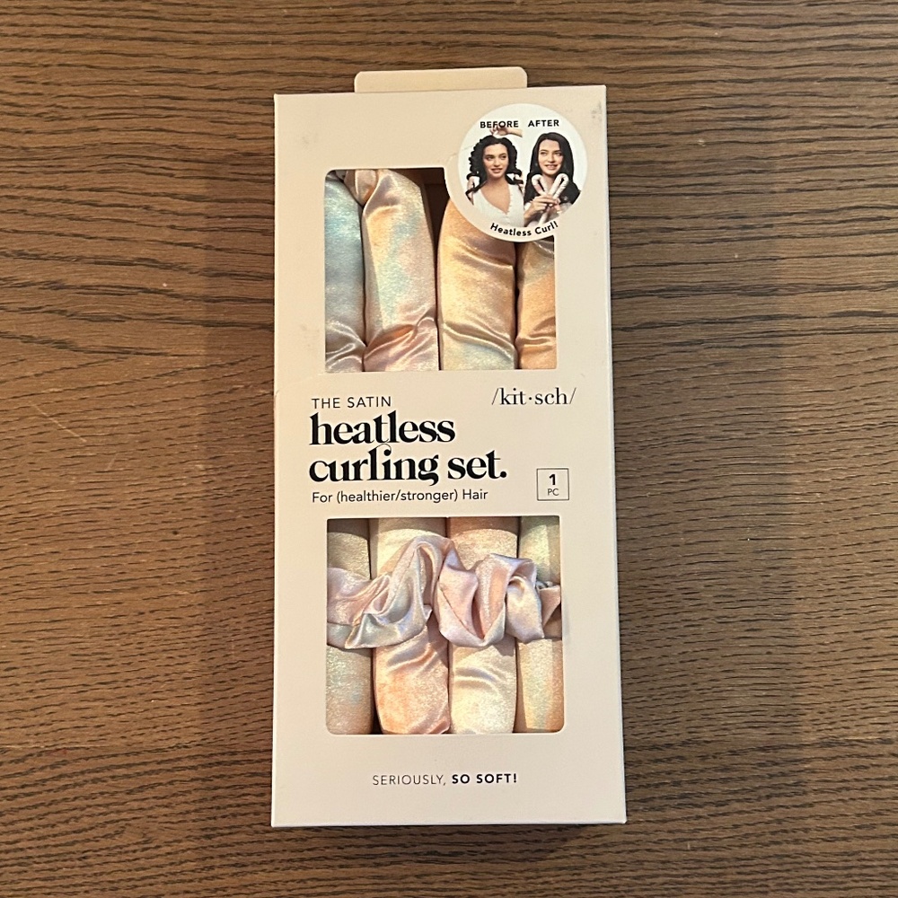 Kitsch The Satin Heatless Curling Set NIB